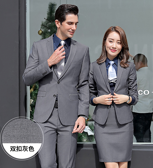 職業(yè)西服套裝,男女同款銀行工作制服