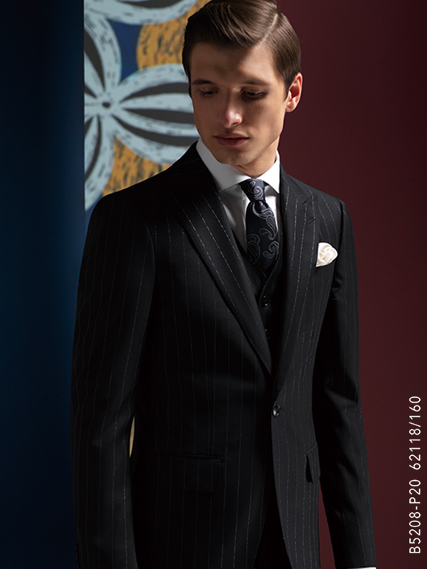 新郎西服套裝男,條紋西裝
