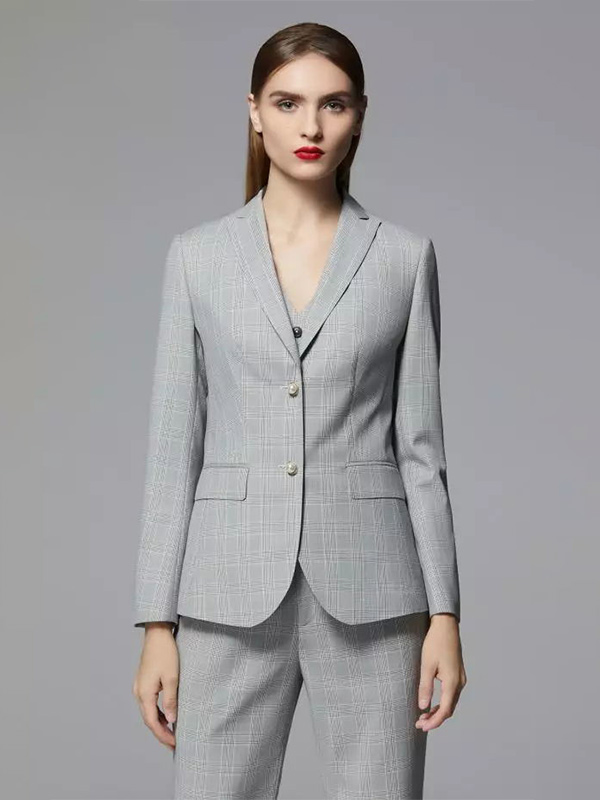 西服套裝女高端職業(yè)正裝圖1