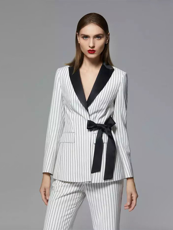職業(yè)西裝套裝女,商務(wù)正裝工作服圖1