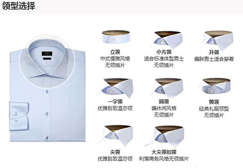 襯衫領(lǐng)型