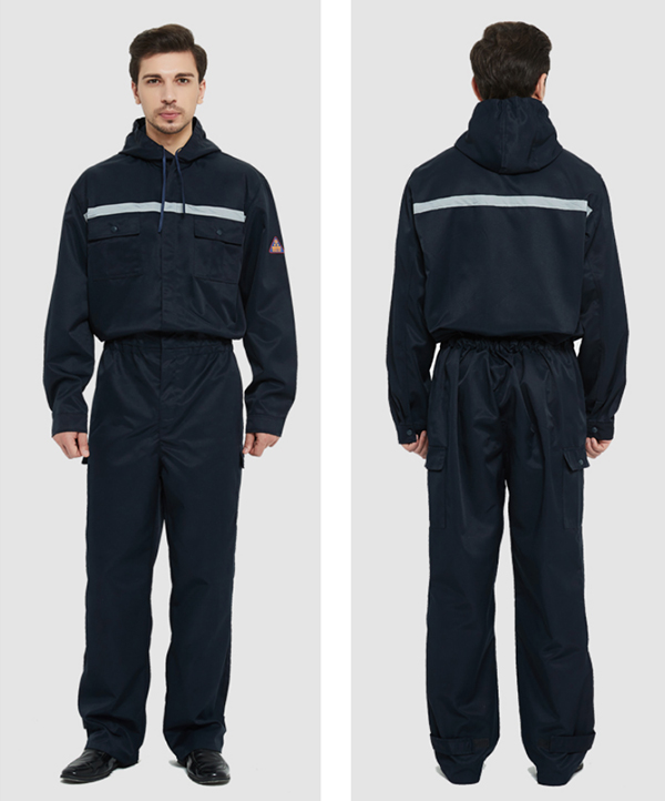 防酸堿工作服連體連體防靜電工作服