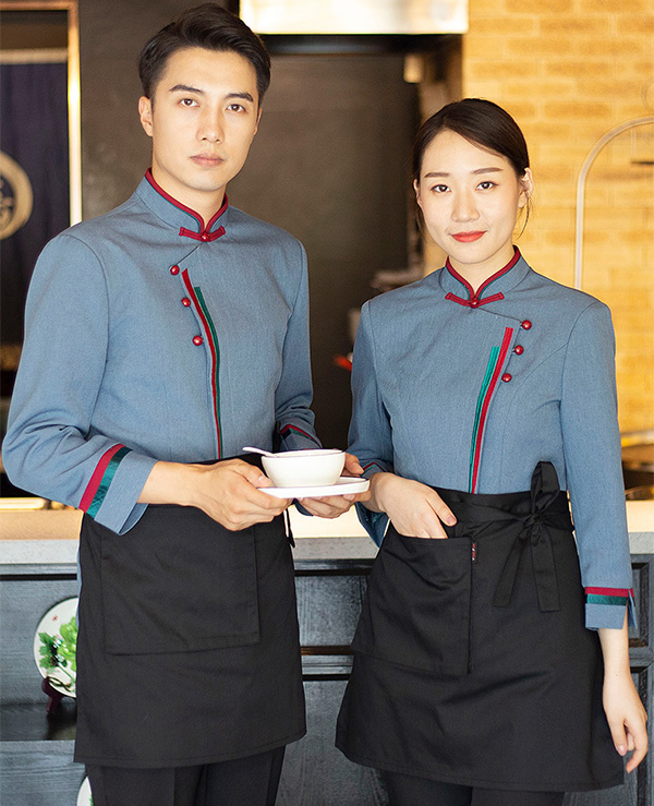 餐飲/酒店/茶樓服務(wù)員工作服秋冬服