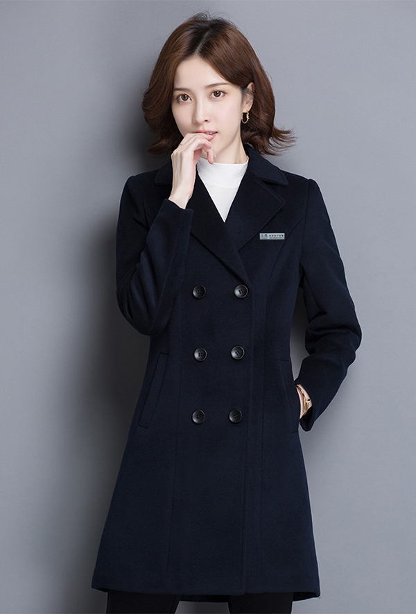 毛呢大衣女,鐵路秋冬季工作制服