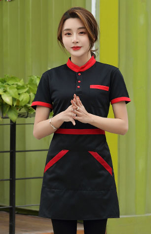 火鍋店/餐飲/超市服務(wù)員工作服T恤圖2