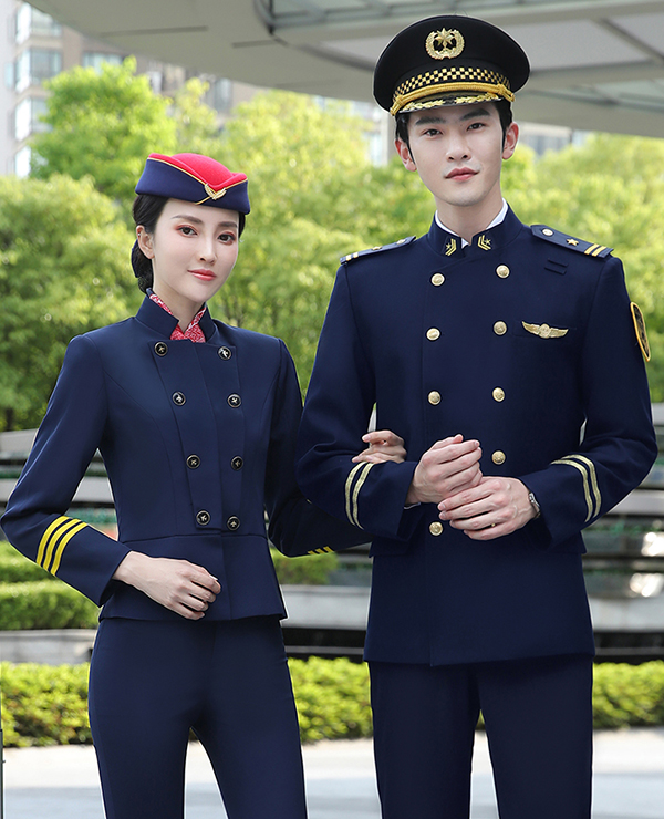 飛行員制服,高鐵酒店禮賓工作服男