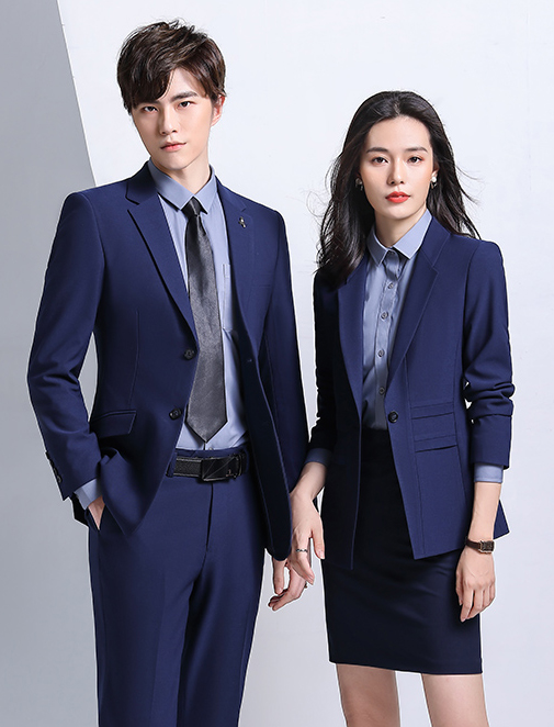 4s店銷(xiāo)售員職業(yè)西服套裝圖2