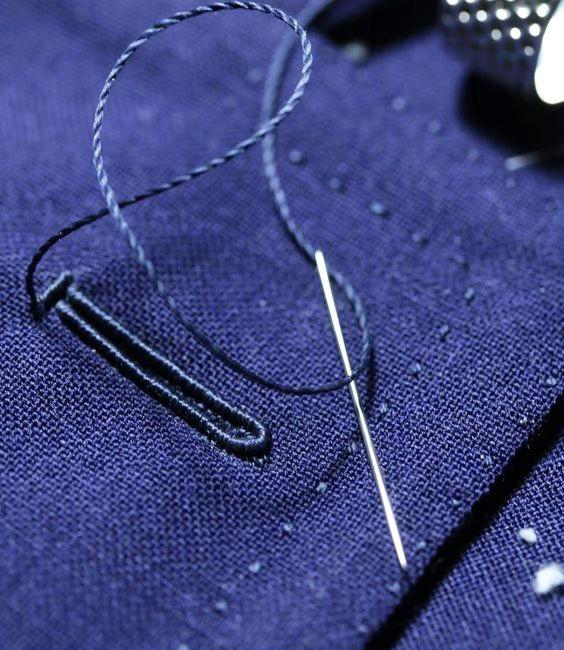 成都哪家高級西服定制店比較好-手工扣眼