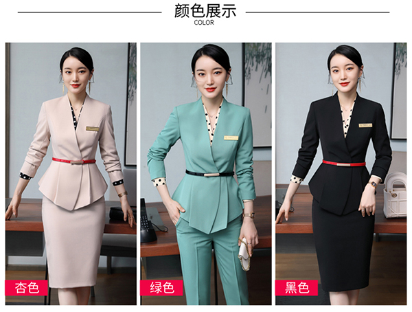 商場(chǎng)專(zhuān)柜/珠寶店/美容院工作服西裝套裝圖4