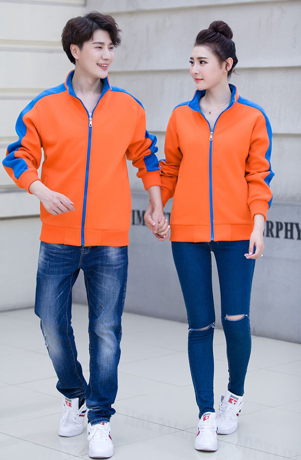 超市商場(chǎng)營(yíng)業(yè)員冬季衛衣工作服