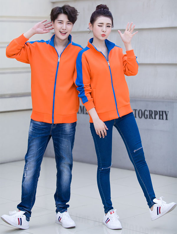 超市商場(chǎng)營(yíng)業(yè)員冬季衛衣工作服圖3