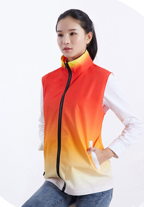 漸變色工作服馬甲廣告衫,志愿者義工背心