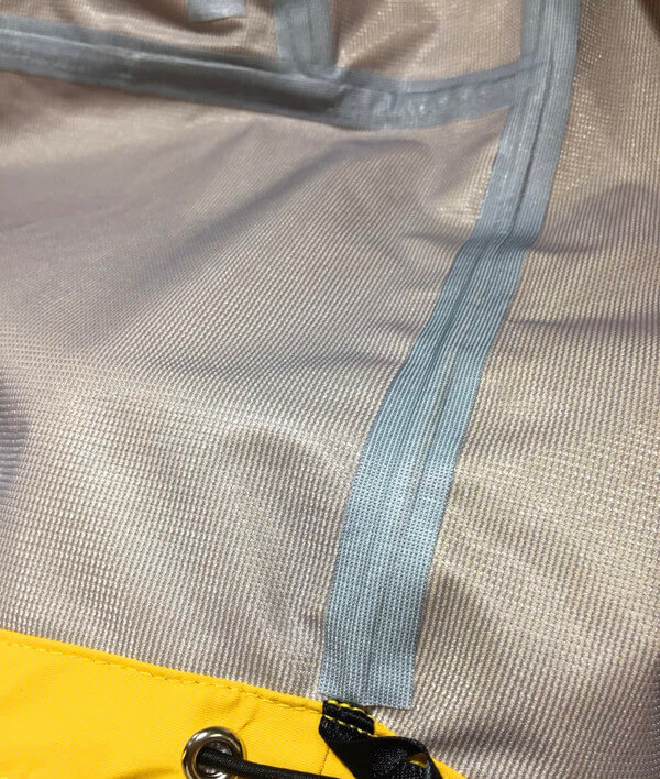 沖鋒衣壓膠條工藝