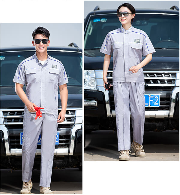 大眾4s店工作服——灰色新款夏裝
