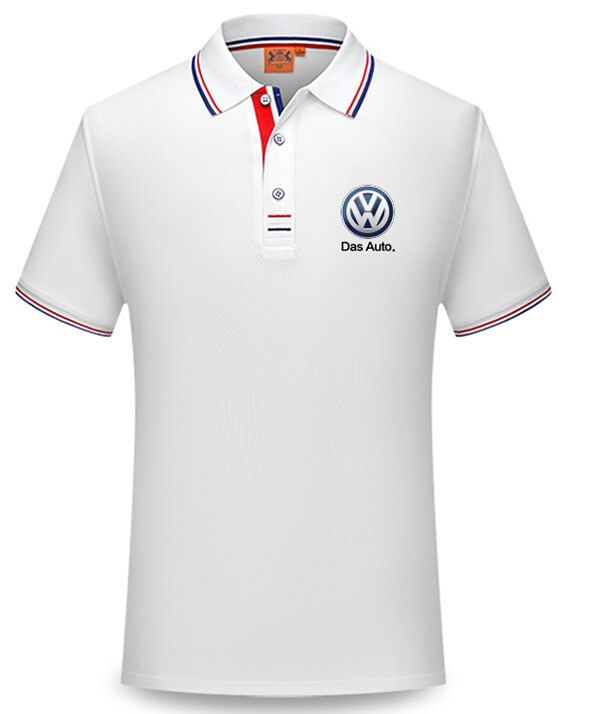 大眾4s店工作服——polo衫白色