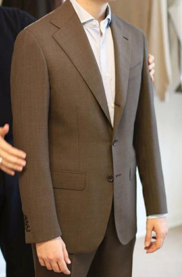 定制西服合身度