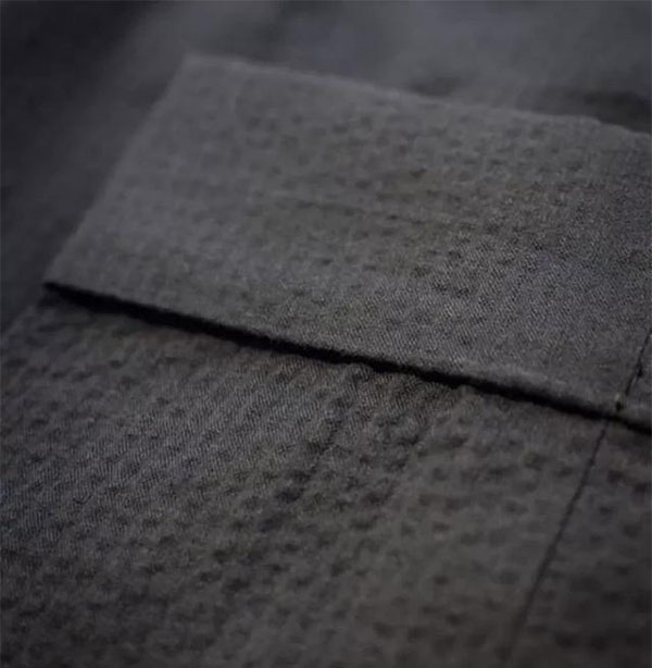 黑色泡泡紗面料