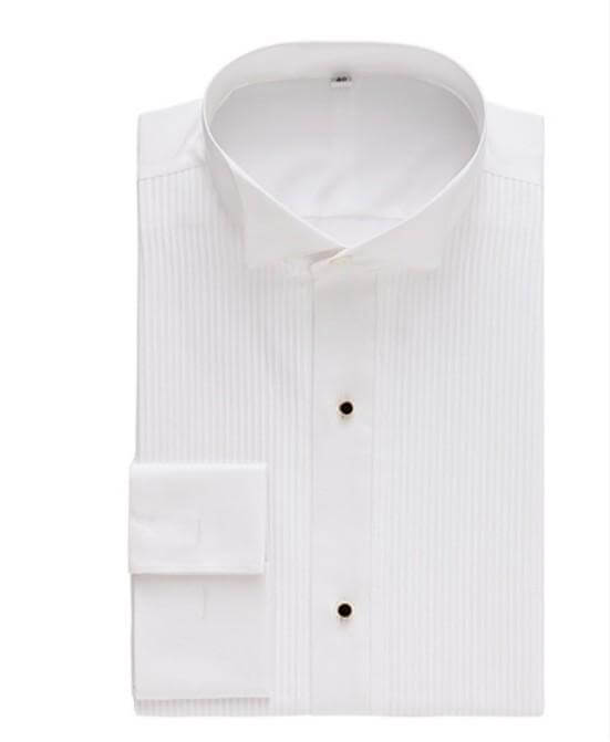 白色翼領(lǐng)禮服襯衫