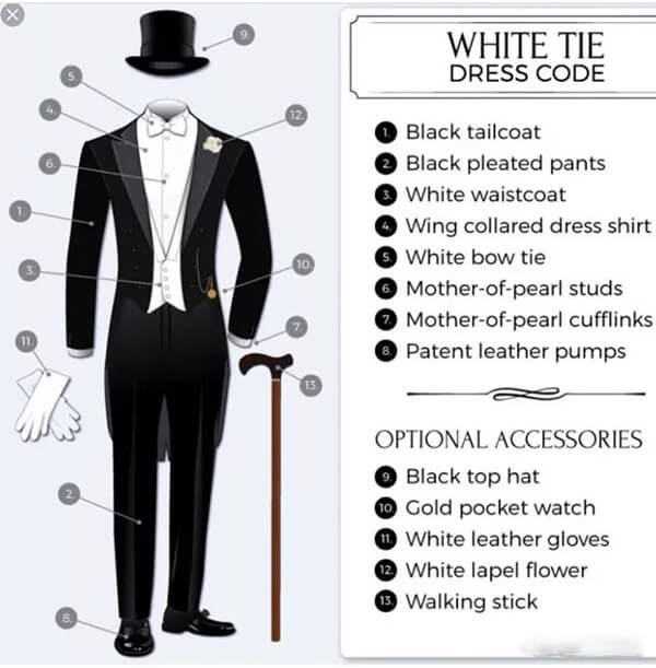 white tie