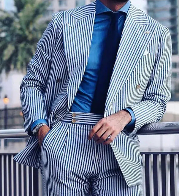 泡泡紗西服