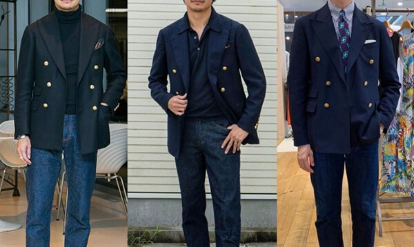 Blazer 搭配牛仔褲/休閑褲