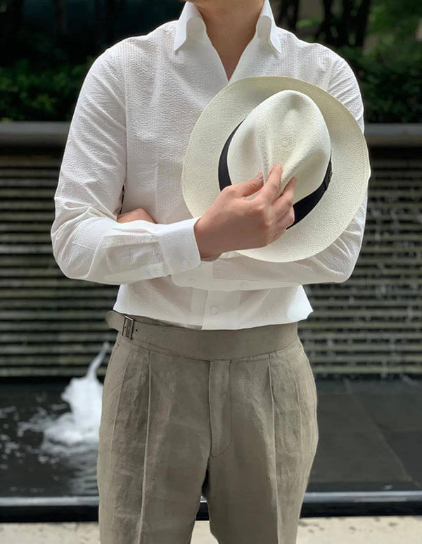 泡泡紗襯衫