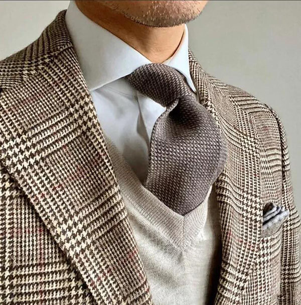 搭配西服